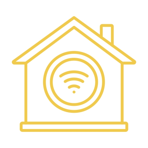 wifi en casa icono gratis