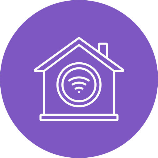 wifi en casa icono gratis