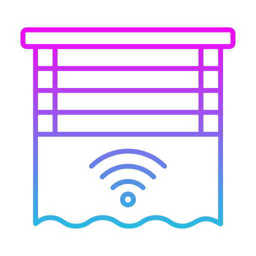 cortina inteligente icono gratis