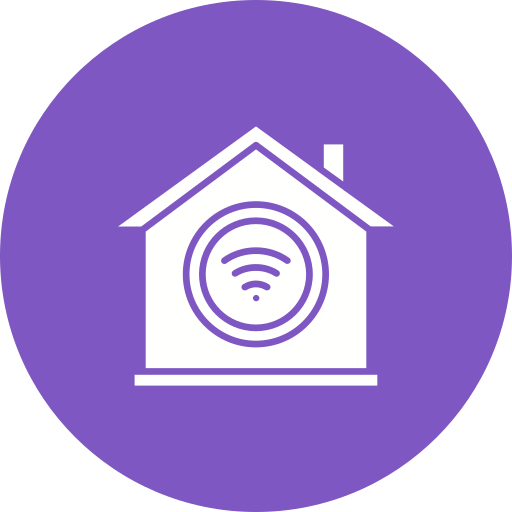 wifi en casa icono gratis