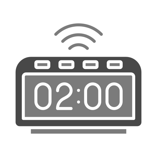 Smart clock - Free time and date icons