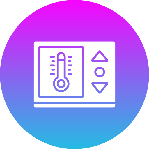 control de temperatura icono gratis