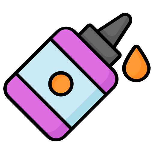Glue bottle free icon