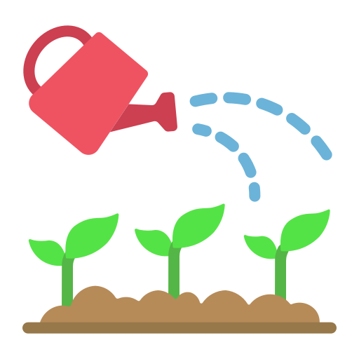 regando plantas icono gratis