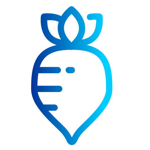 rábano icono gratis