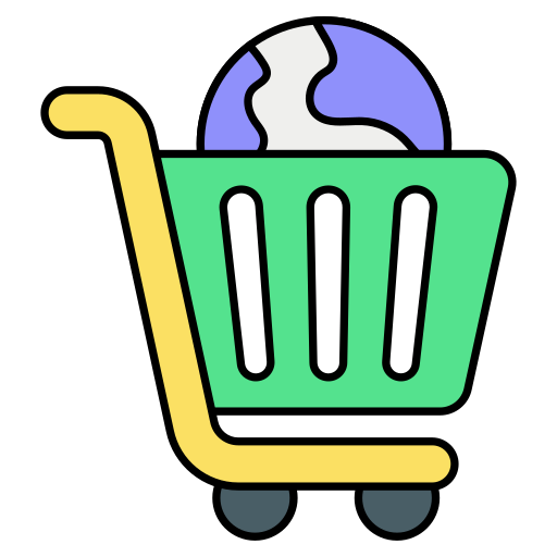 compras globales icono gratis