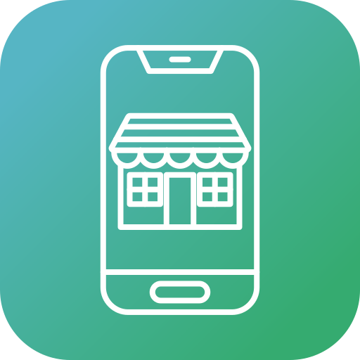 Mobile store free icon Mobile store free icon
