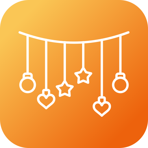 guirnaldas icono gratis