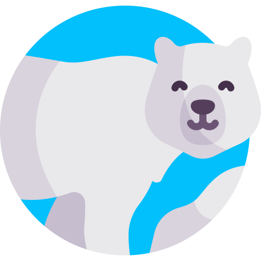 oso polar icono gratis