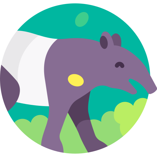 tapir asiático icono gratis