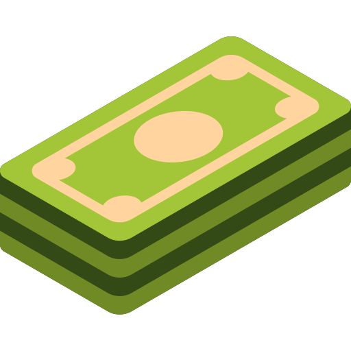 Money Isometric Flat icon