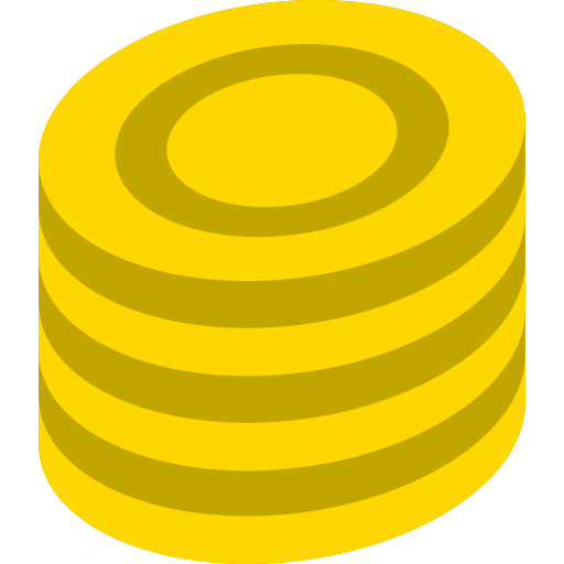 monedas icono gratis