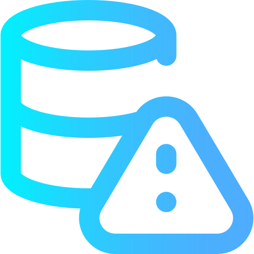 error de la base de datos icono gratis