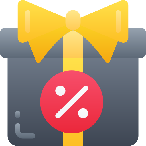 rabais Icône gratuit