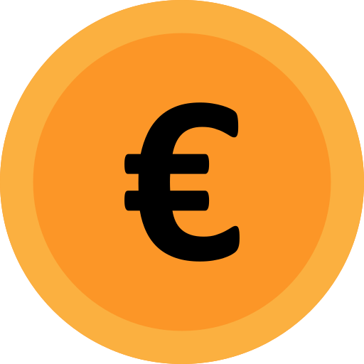 euro icono gratis