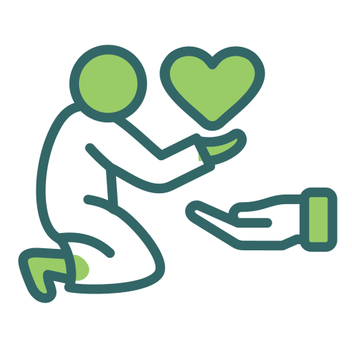 compasión icono gratis