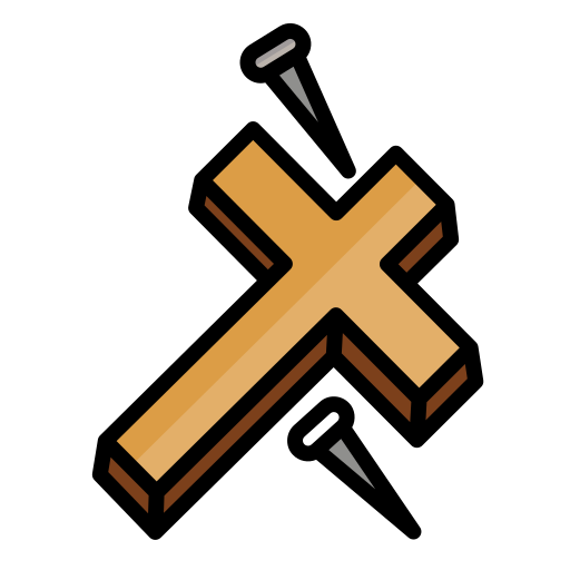 crucificação grátis ícone