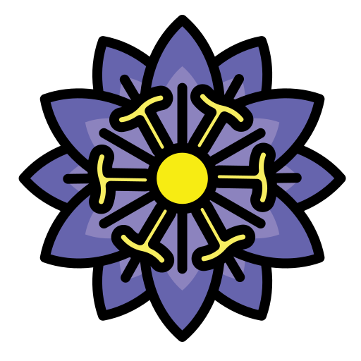 시계 꽃 무료 아이콘