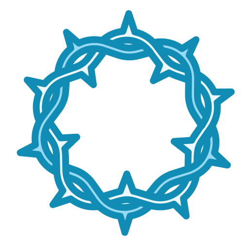 corona de espinas icono gratis