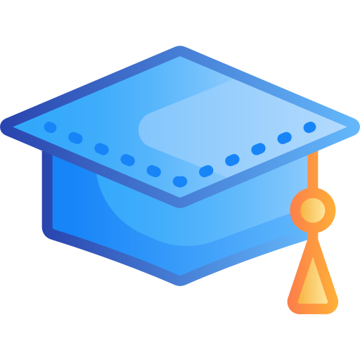 sombrero de graduacion icono gratis