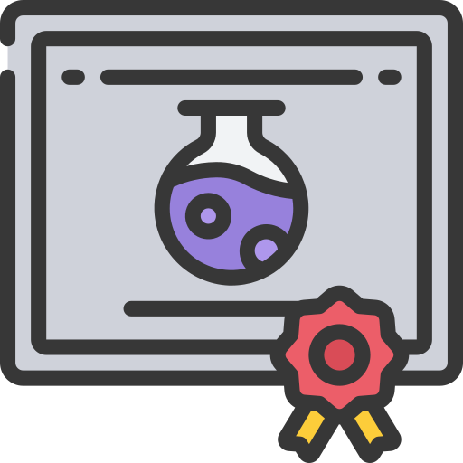 Certificate free icon