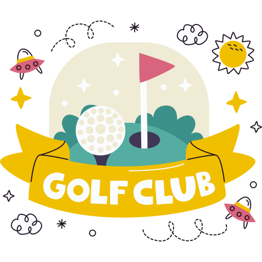 golf gratis sticker