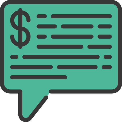 financiero icono gratis