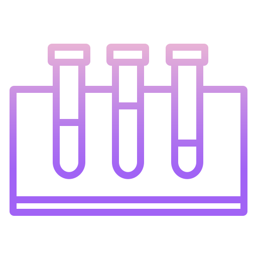 Test tube Icongeek26 Outline Gradient icon