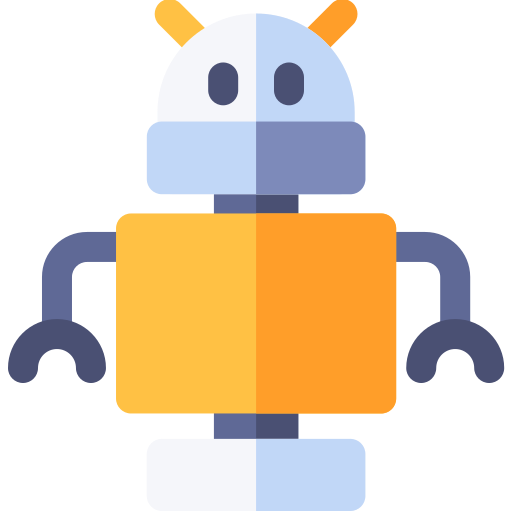 Robot Basic Rounded Flat icon