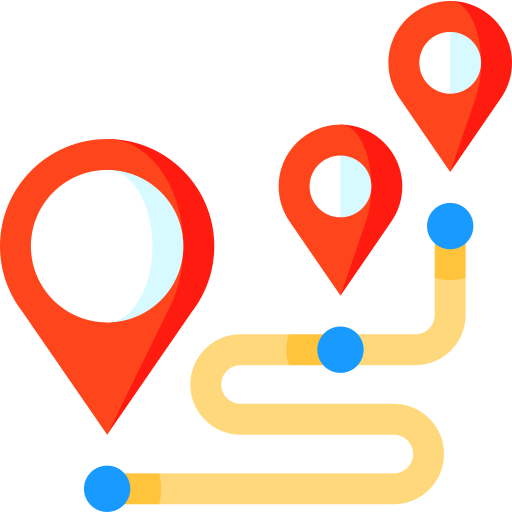 itinéraire Icône gratuit itinéraire Icône gratuit