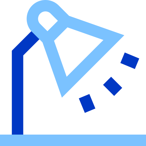 lámpara de escritorio icono gratis