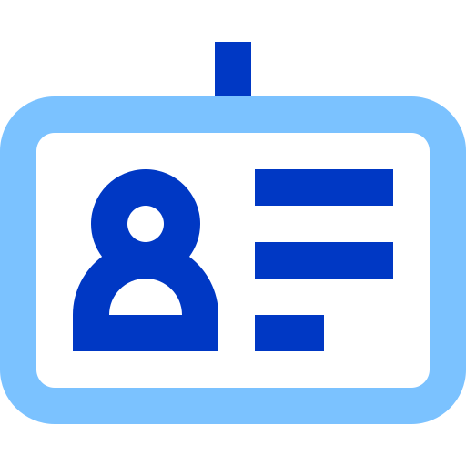 Удостоверение личности бесплатно иконка