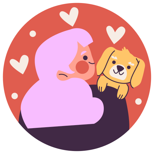 Dog lovers free sticker