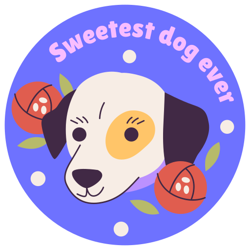 Dog Stickers - Free animals Stickers