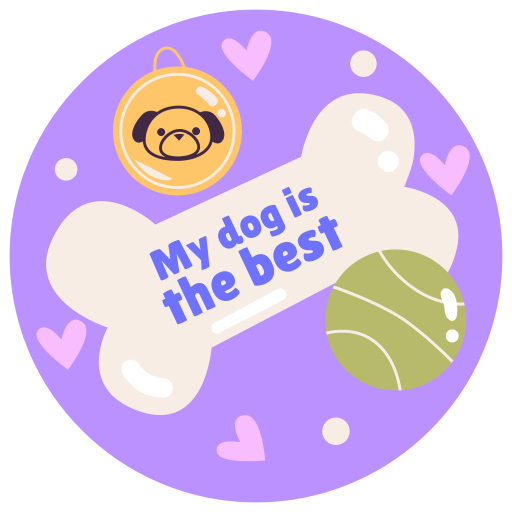 chien gratuit sticker chien gratuit sticker