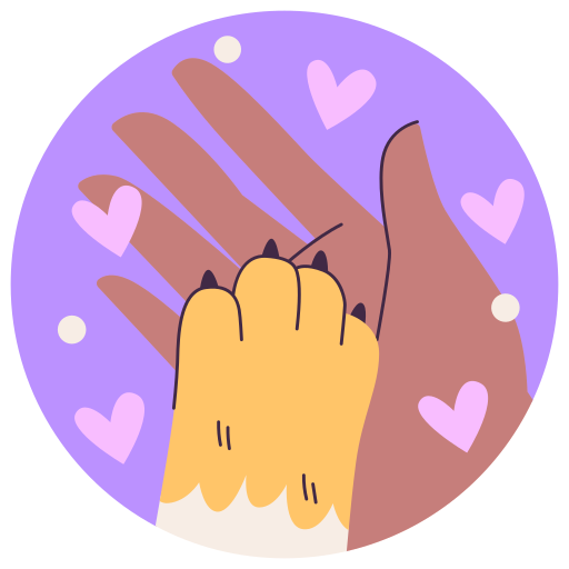 Dog free sticker