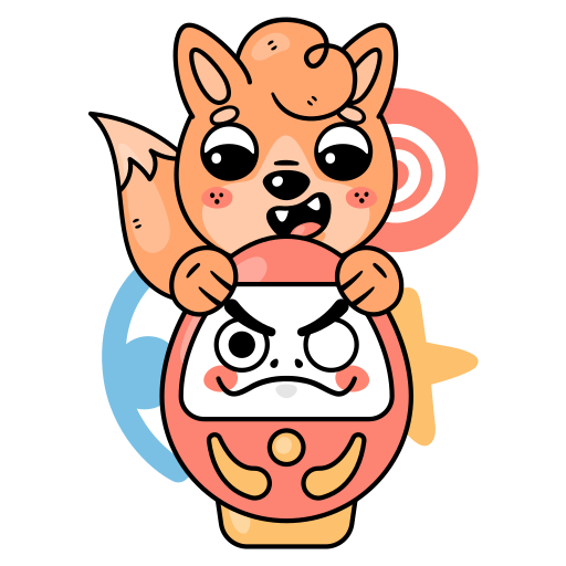 daruma gratis sticker