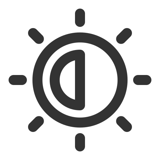 Brightness free icon