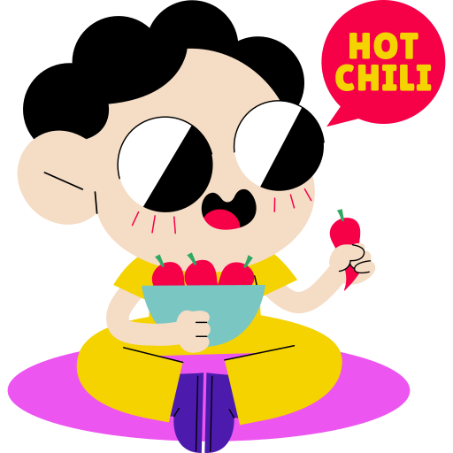 chile picante gratis sticker