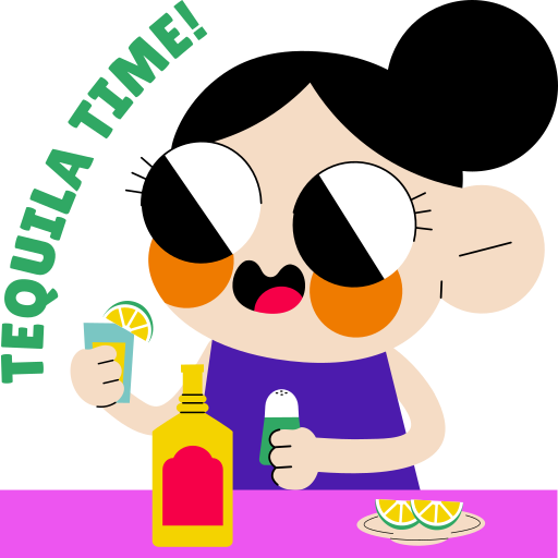 Tequila free sticker Tequila free sticker