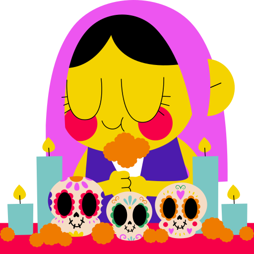 jour des morts gratuit sticker