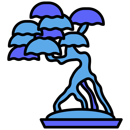 Árbol bonsai icono gratis