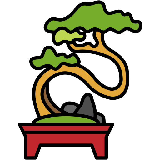 Árbol bonsai icono gratis