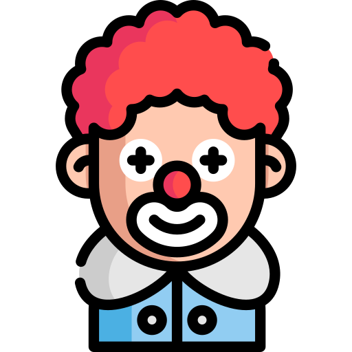 Payaso icono gratis