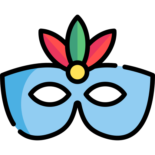 Carnival mask Special Lineal color icon