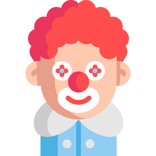 Payaso icono gratis