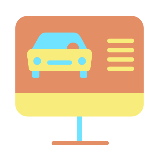 servicio de auto icono gratis