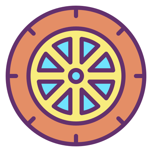 Wheel Icongeek26 Linear Colour icon