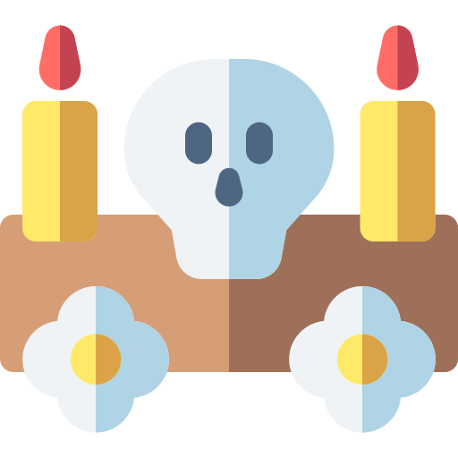 Dia de muertos icono gratis