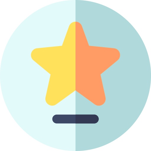 Star Basic Rounded Flat icon